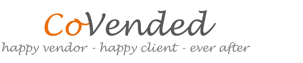 CoVended — happy vendor · happy client · ever after